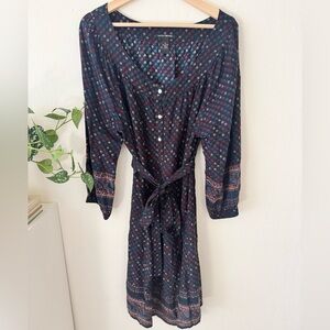 🌸 Lucky Brand Boho Floral Midi Dress 🌿